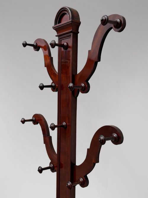 19TH CENTURY VICTORIAN PERIOD MAHOGANY HALL STAND C1870 - ADDITIONAL PHOTO 2