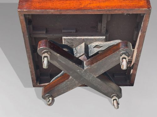 19TH CENTURY VICTORIAN MAHOGANY REVOLVING BOOKCASE C1880 - ADDITIONAL PHOTO 2