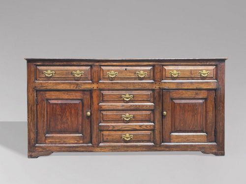 18TH CENTURY GEORGE II PERIOD OAK DRESSER BASE C1740 - ADDITIONAL PHOTO 1
