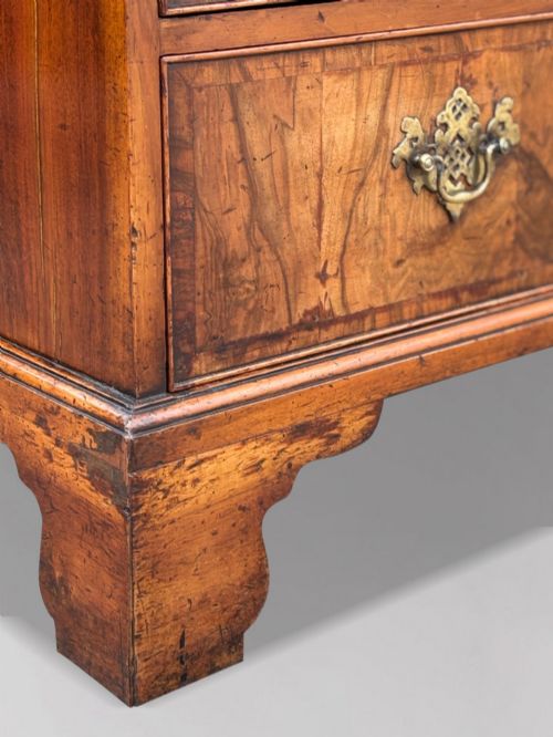 18TH CENTURY GEORGE II PERIOD WALNUT CHEST ON CHEST C1740 - ADDITIONAL PHOTO 7
