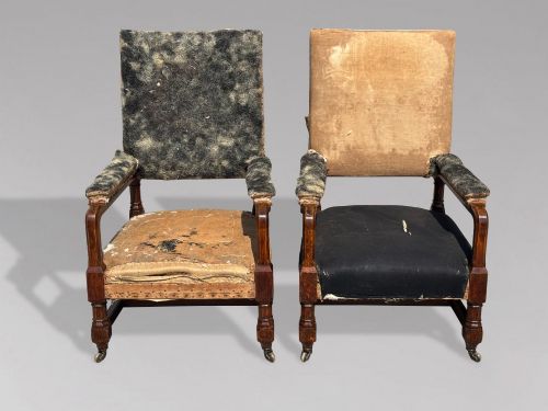 PAIR OF 19TH CENTURY VICTORIAN OAK GOTHIC ARMCHAIRS C1860 - ADDITIONAL PHOTO 2