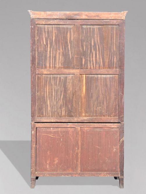 18TH CENTURY GEORGE III PERIOD TALL MAHOGANY BOOKCASE C1780 - ADDITIONAL PHOTO 7