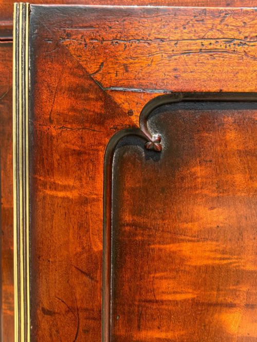 18TH CENTURY GEORGE III PERIOD TALL MAHOGANY BOOKCASE C1780 - ADDITIONAL PHOTO 9