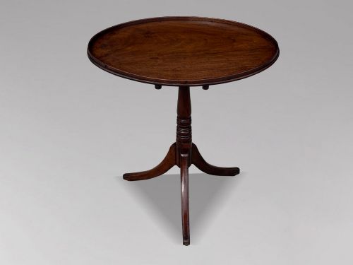 18th Century George III Period Mahogany Tripod Table, C1790