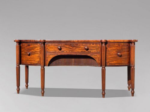 19th Century William IV Period Mahogany Inlay Sideboard, C1830