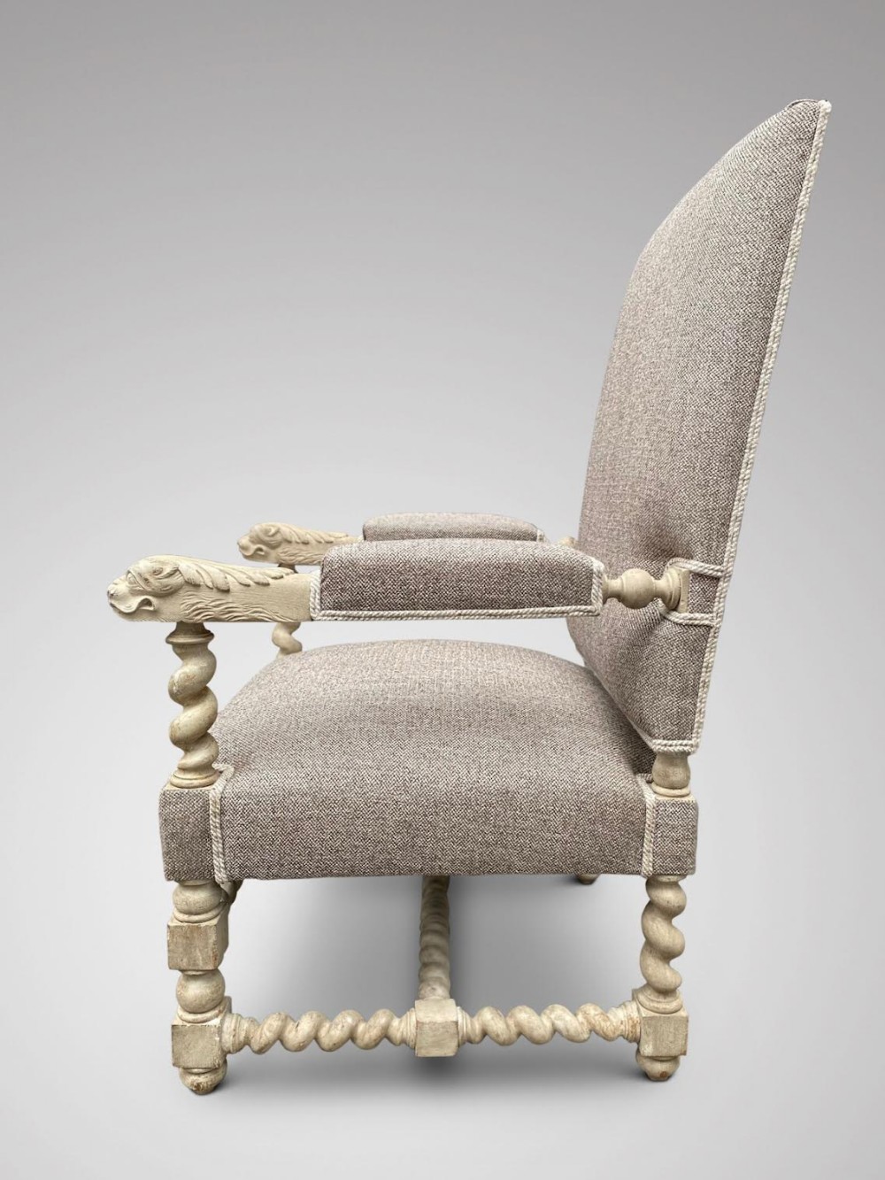 PAIR OF 19TH CENTURY FRENCH WALNUT ARMCHAIRS