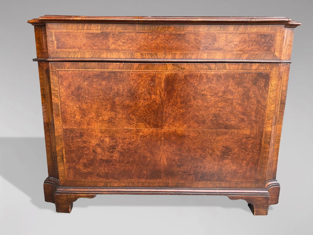 19TH CENTURY GEORGIAN PERIOD WALNUT PARTNERS DESK View IV