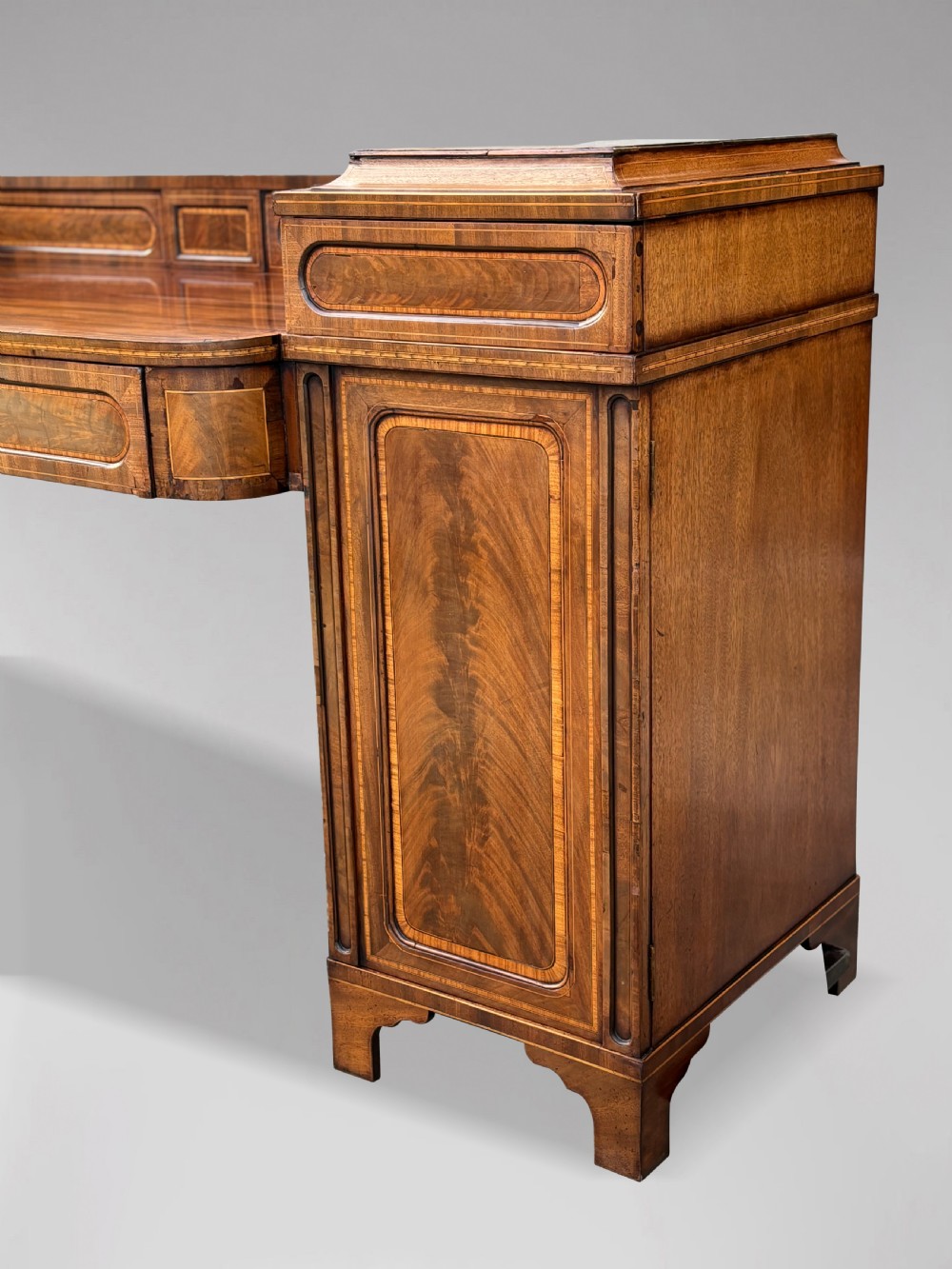18TH CENTURY GEORGE III PERIOD MAHOGANY PEDESTAL SIDEBOARD View VIII