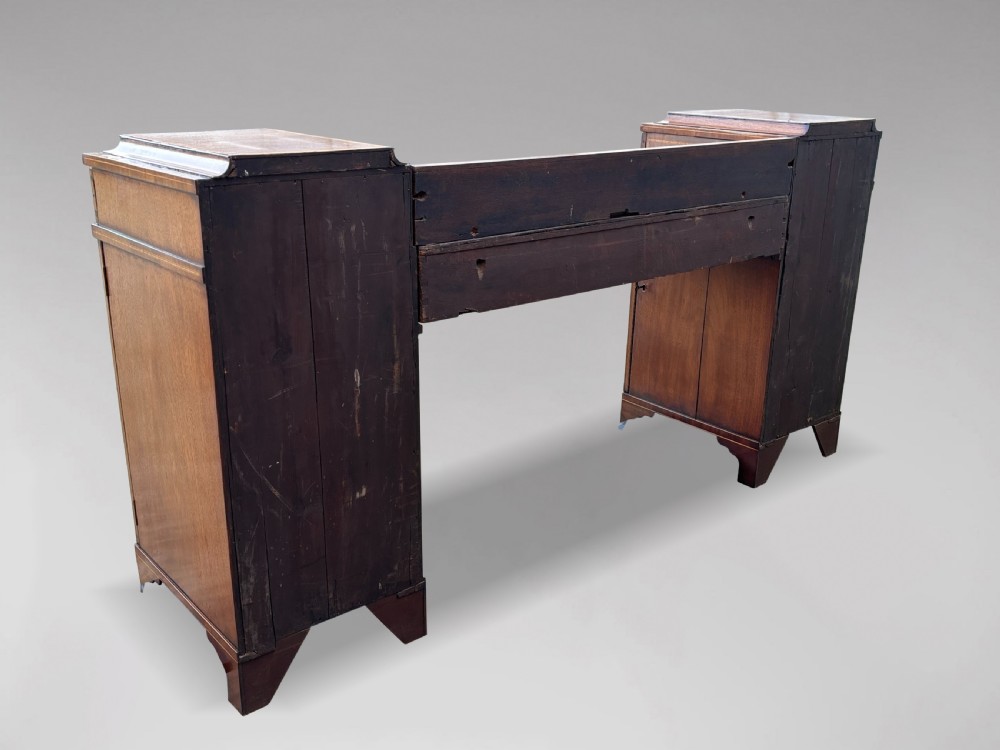 18TH CENTURY GEORGE III PERIOD MAHOGANY PEDESTAL SIDEBOARD View XII