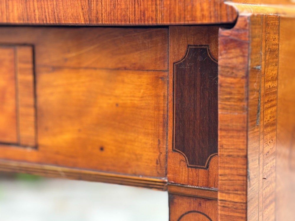 18TH CENTURY GEORGE III SHERATON PERIOD SATINWOOD SOFA TABLE View VII