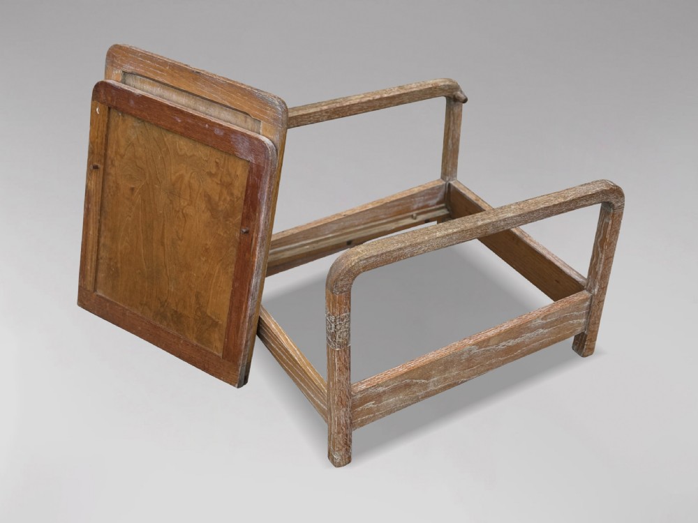 PAIR OF RECLINING ARMCHAIRS IN THE MANNER OF LIBERTY & CO View VIII