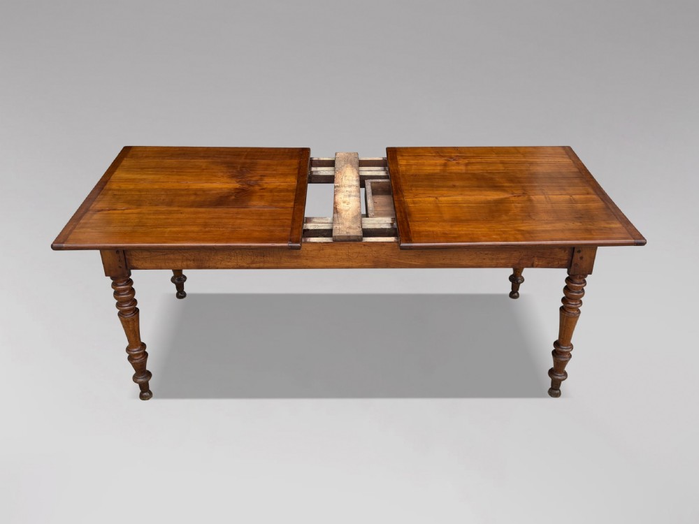 19TH CENTURY FRENCH FRUITWOOD FARMHOUSE DINING TABLE, C1860 View VI