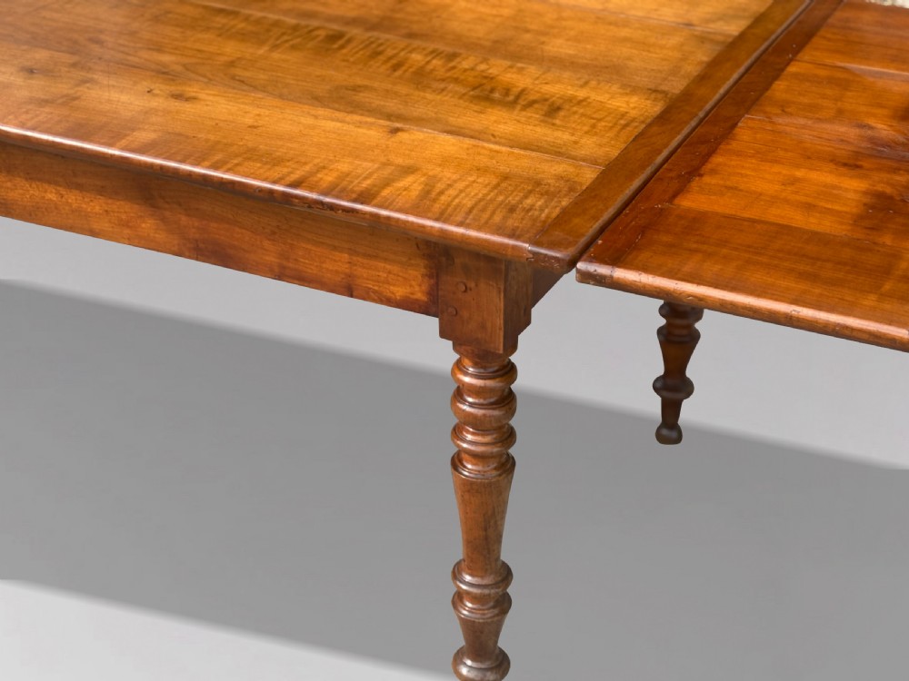 19TH CENTURY FRENCH FRUITWOOD FARMHOUSE DINING TABLE, C1860 View XI