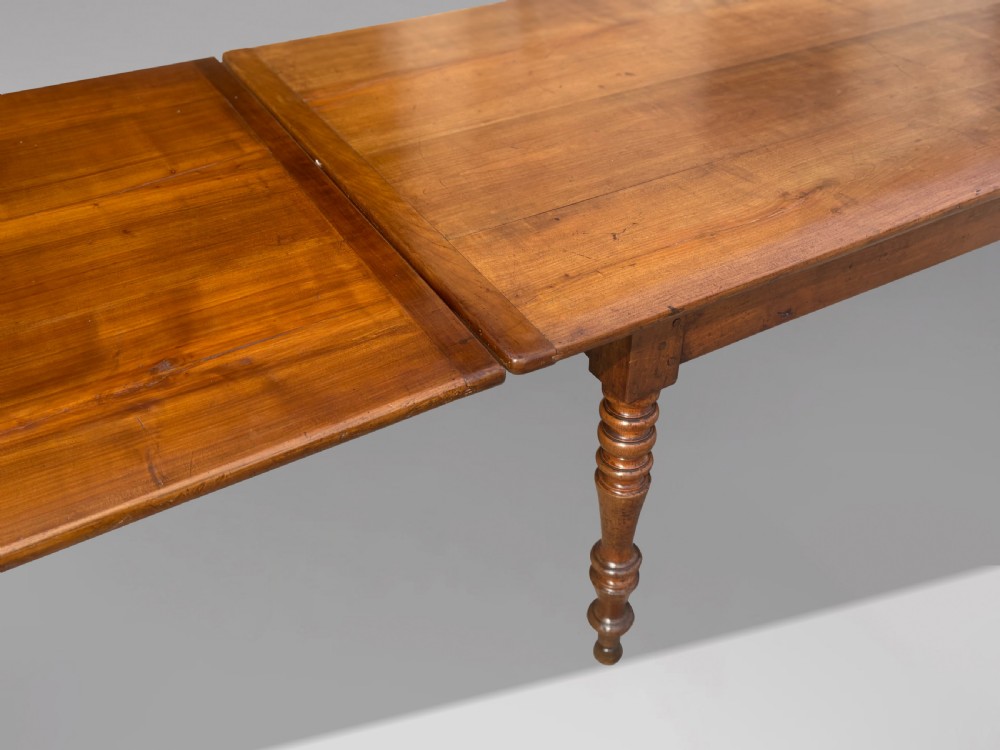 19TH CENTURY FRENCH FRUITWOOD FARMHOUSE DINING TABLE, C1860 View XII