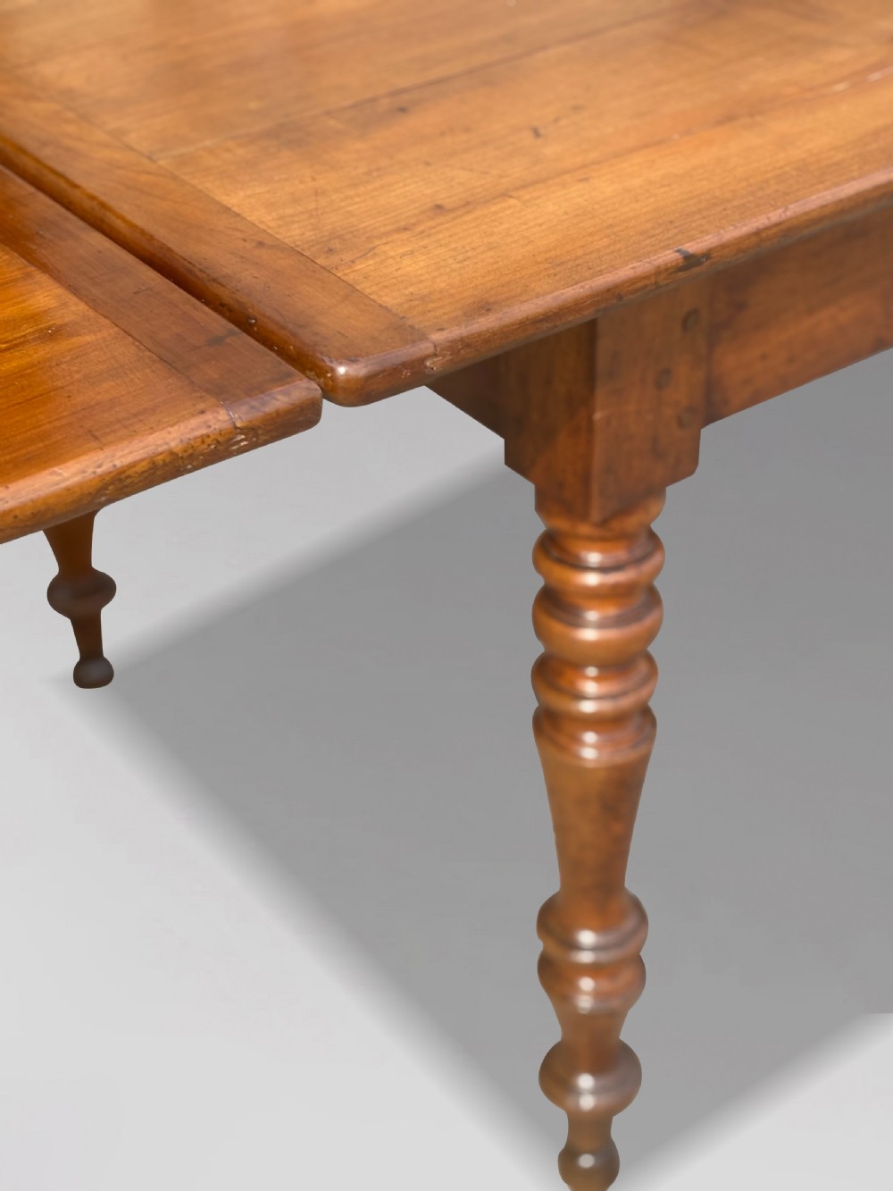 19TH CENTURY FRENCH FRUITWOOD FARMHOUSE DINING TABLE, C1860 View XIII