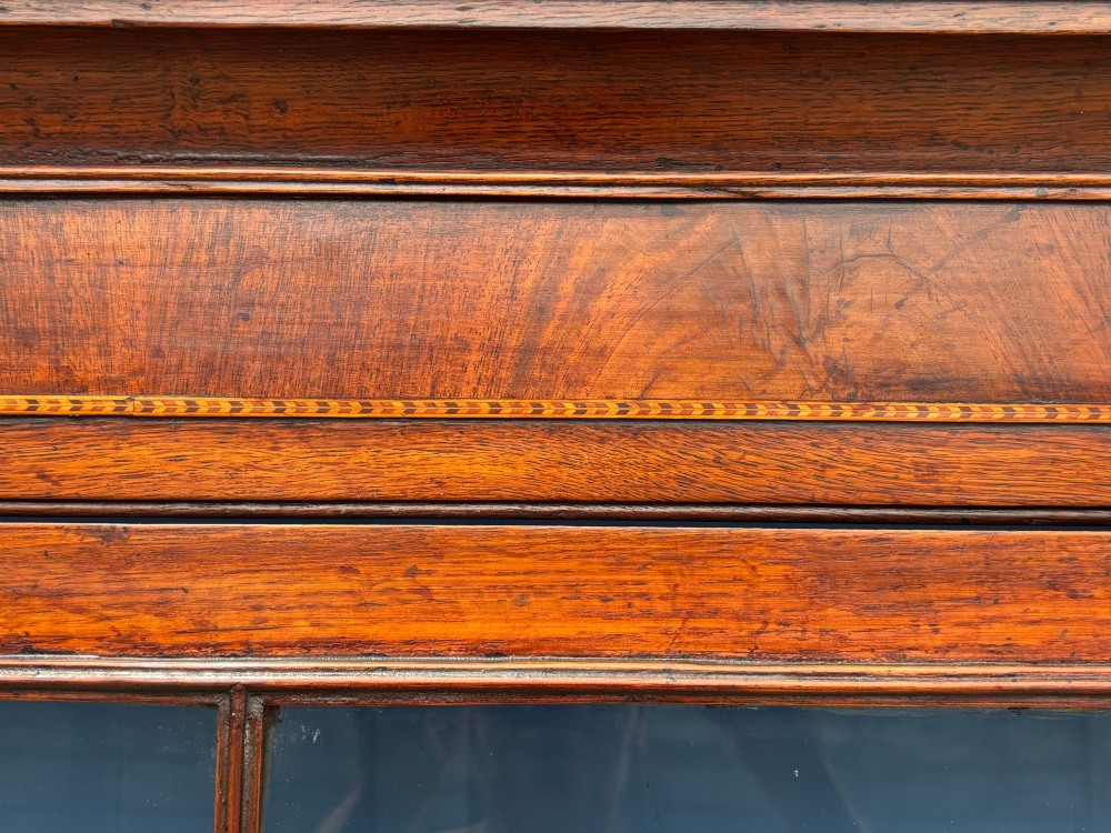 18TH CENTURY GEORGE III PERIOD OAK CORNER CUPBOARD, C1780 View XIV