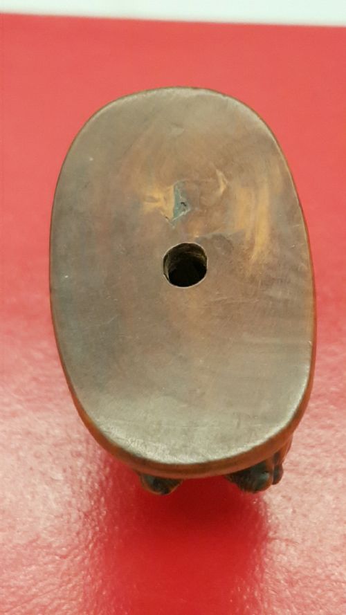 JAPANESE EDO BOXWOOD NETSUKE OF A KARASHISHI UNSIGNED - ADDITIONAL PHOTO 5