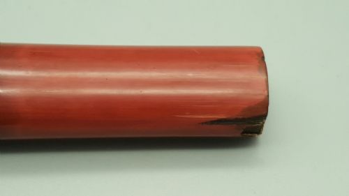 RARE JAPANESE MEIJI 19THC RED LACQUER PIPECASE DEPICTING A DRAGON - ADDITIONAL PHOTO 6