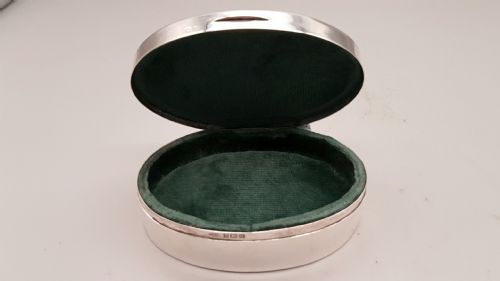 SUPERB SILVER SHAGREEN TRINKET BOX HALLMARKED BIRMINGHAM 1912 - ADDITIONAL PHOTO 2