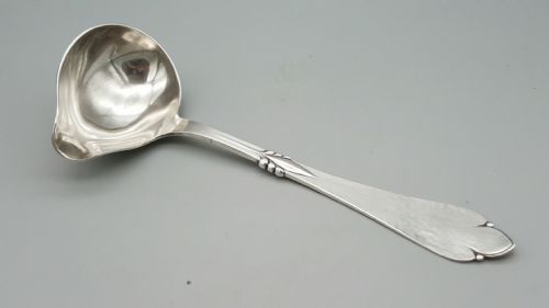 lovely vintage silver sauce ladle danish 830 56g dansk guldindustriranders 19481958 - CATEGORY: ANTIQUE SILVER - DATED 1950