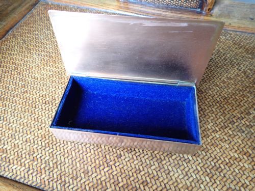 LOVELY ARTS CRAFTS COPPER AND ENAMEL BOX - ADDITIONAL PHOTO 1