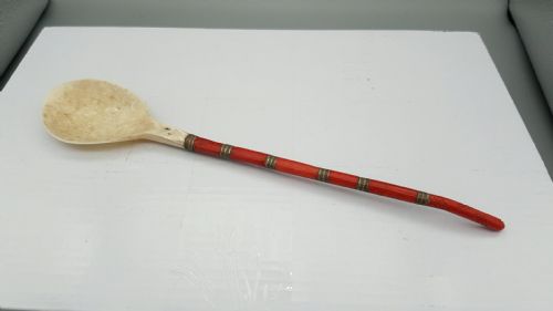 rare antique 19th century ottoman empire sherbet spoon - CATEGORY: ANTIQUE MISCELLANEOUS - DATED 19TH CENTURY