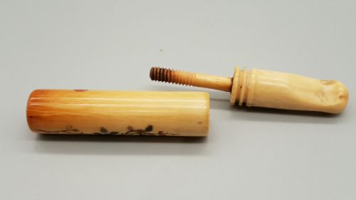 RARE JAPANESE MEIJI IVORY SHIBAYAMA CIGARETTE HOLDER - ADDITIONAL PHOTO 4