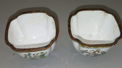 CHARMING PAIR OF CHINESE QIANLONG CANTON ENAMEL WINE CUPS - ADDITIONAL PHOTO 4