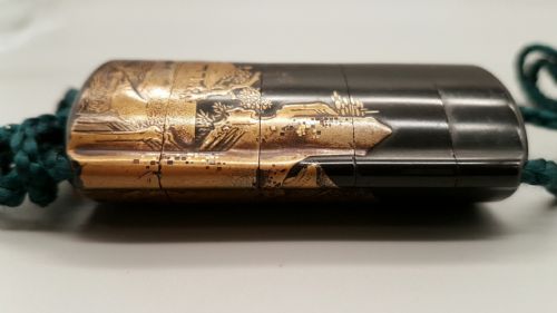 JAPANESE EDO INRO WITH OJIME AND NETSUKE - ADDITIONAL PHOTO 3