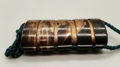 JAPANESE EDO INRO WITH OJIME AND NETSUKE - ADDITIONAL PHOTO 5