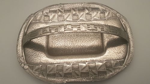 liberty and co archibald knox tudric arts crafts pewter cake baskettray - CATEGORY: ANTIQUE METAL - DATED 1900