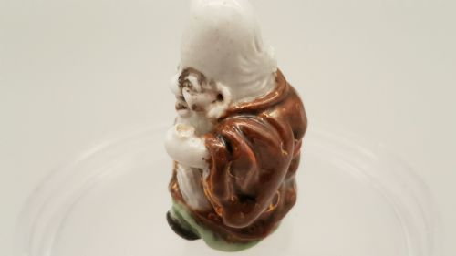 JAPANESE MEIJI PORCELAIN KUTANI NETSUKE OF FUKUROKUJI - ADDITIONAL PHOTO 2