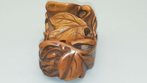 RARE JAPANESE EDO MID 19THC BOXWOODTREEN NETSUKE OF A TRADITIONAL JAPANESE PILLOW TAKAMAKURA - ADDITIONAL PHOTO 2