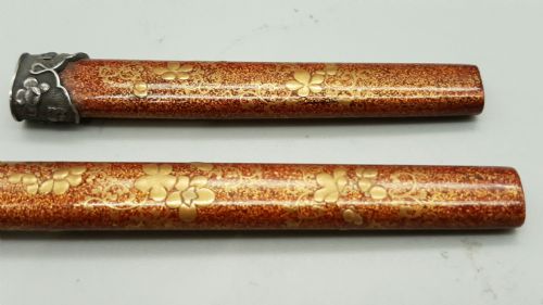 PAIR OF EXQUISITE MEIJI 19THC JAPANESE LACQUEREDSILVER HANDLES - ADDITIONAL PHOTO 4