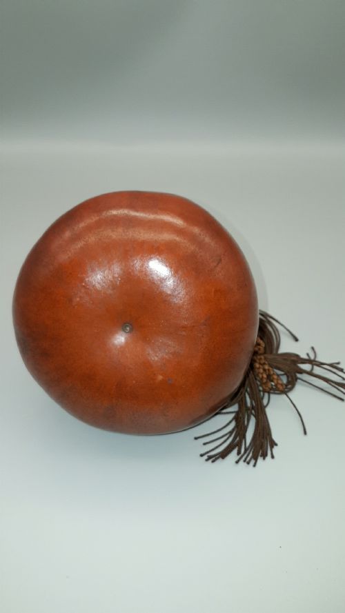 SUPERB JAPANESE MEIJI 19THC HYOTAN DOUBLE GOURD SAKE FLASK TOKKURI - ADDITIONAL PHOTO 5