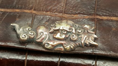 JAPANESE EDO MID19THC SMOKING SET OF PIPECASE TOBACCO POUCH - ADDITIONAL PHOTO 3