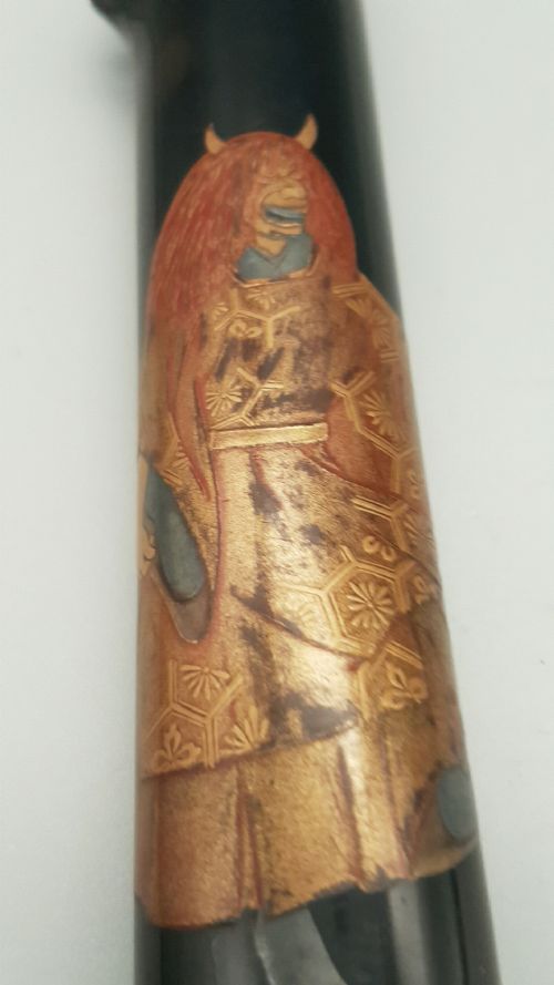 JAPANESE MEIJI 19THC LACQUER PIPECASE KISERUZUTSU - ADDITIONAL PHOTO 1