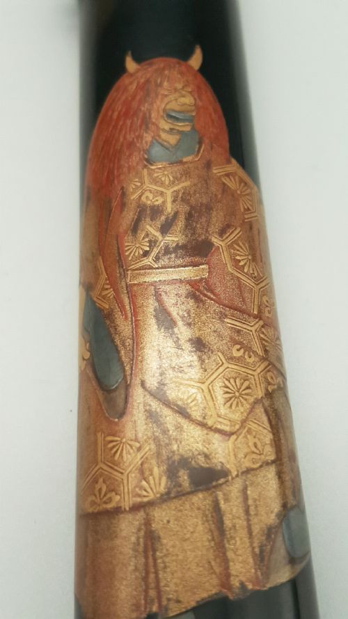 JAPANESE MEIJI 19THC LACQUER PIPECASE KISERUZUTSU - ADDITIONAL PHOTO 2