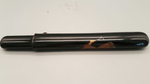 JAPANESE MEIJI 19THC LACQUER PIPECASE KISERUZUTSU - ADDITIONAL PHOTO 4