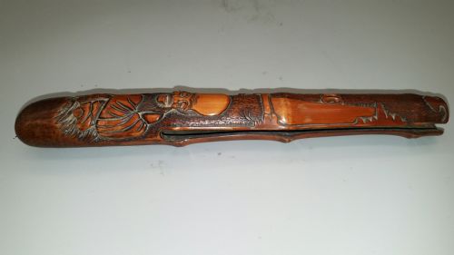 JAPANESE MEIJI BAMBOO PIPECASE KISERUZUTSU OF OTOSHIZUTSU FORM - ADDITIONAL PHOTO 6