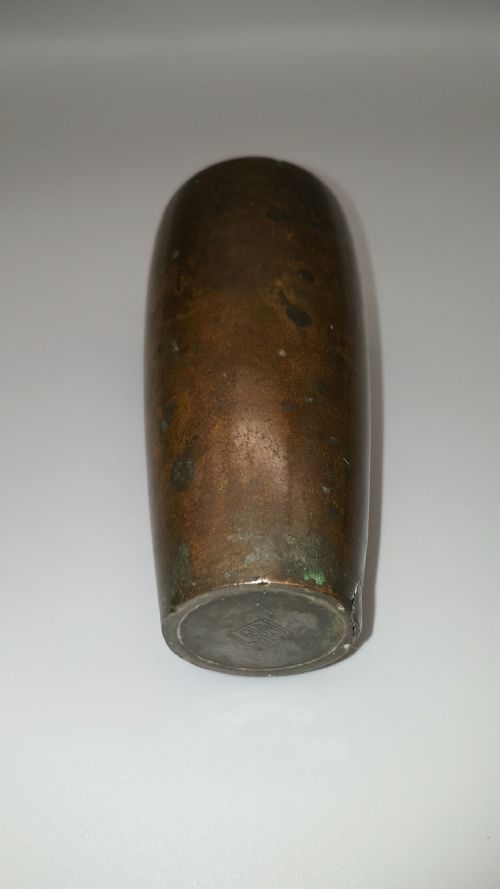 SMALL JAPANESE MEIJI 19THC BRONZE VASE WITH MT FUJI SUN - ADDITIONAL PHOTO 6