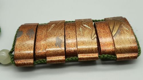 JAPANESE EDO 19THC THREECASE GOLD LACQUER INRO BY JITOKUSAI - ADDITIONAL PHOTO 6