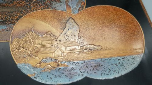 JAPANESE MEIJI 19THC LACQUER STATIONERYWRITING BOX - ADDITIONAL PHOTO 8