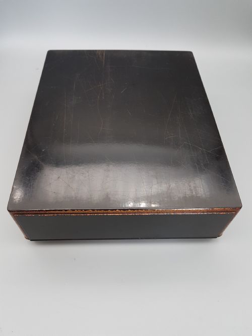 JAPANESE MEIJI 19THC LACQUER STATIONERYWRITING BOX - ADDITIONAL PHOTO 5