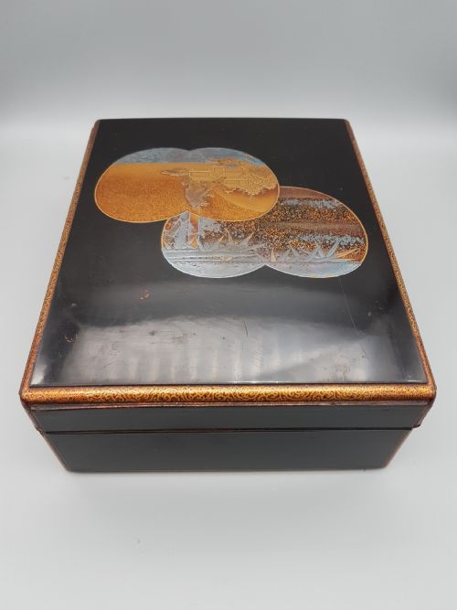 JAPANESE MEIJI 19THC LACQUER STATIONERYWRITING BOX - ADDITIONAL PHOTO 7