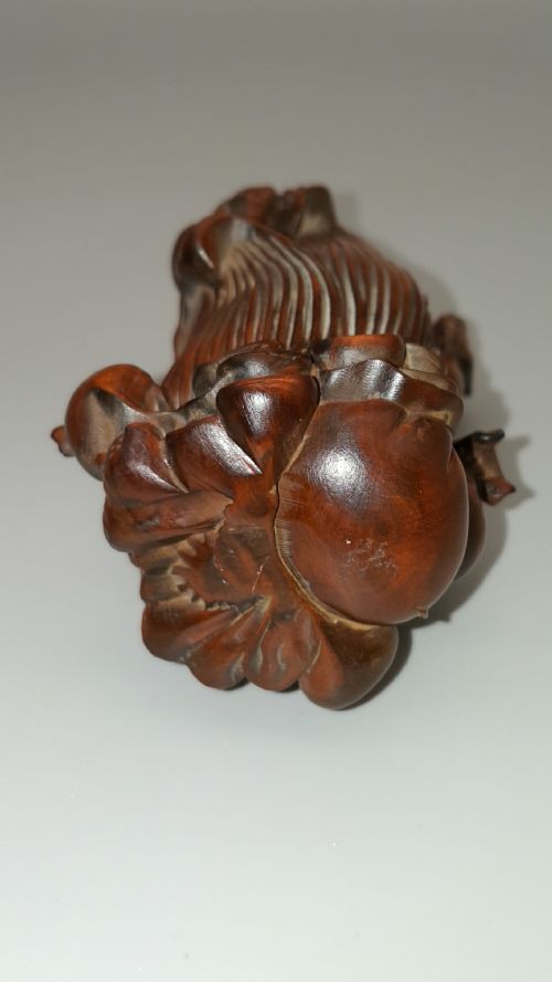 OUTSTANDING JAPANESE MEIJI BOXWOOD OKIMONO TREEN CARVING OF RATS ON A CORNCOB - ADDITIONAL PHOTO 5