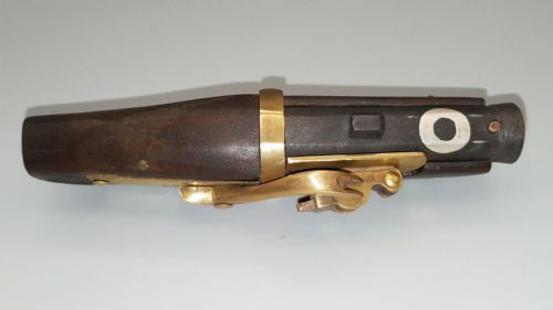 JAPANESE LATE EDO PERIOD MINIATURE TEPPO MATCHLOCK TANEGASHIMA PISTOL - ADDITIONAL PHOTO 3