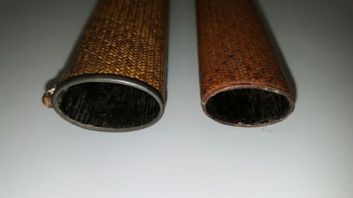 UNUSUAL JAPANESE MEIJI 19THC LACQUERED WOVEN BAMBOO PIPECASE KISERUSITZU - ADDITIONAL PHOTO 4