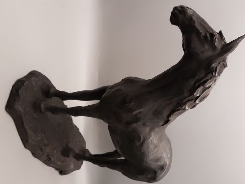 SUPERB LARGE JAPANESE MEIJI LATE 19THC BRONZE HORSE TOKYO ARSENAL - ADDITIONAL PHOTO 2