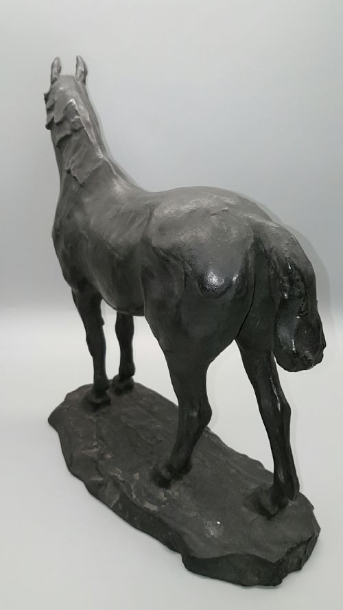 SUPERB LARGE JAPANESE MEIJI LATE 19THC BRONZE HORSE TOKYO ARSENAL - ADDITIONAL PHOTO 5